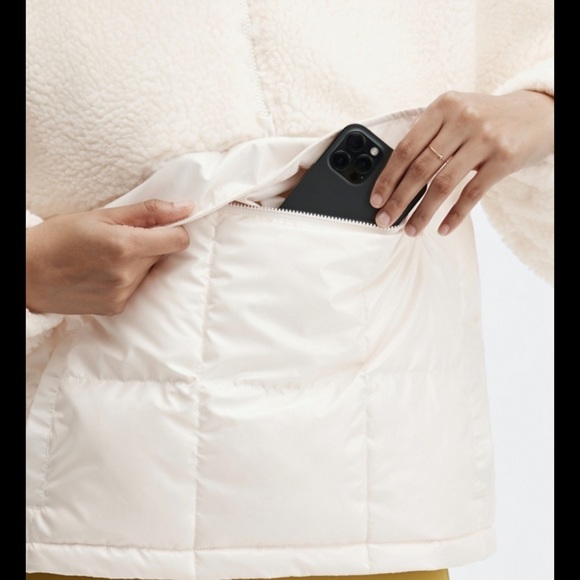 NWT FABLETICS Nelly mixed media half zipped pullover sterpa - Picture 8 of 13